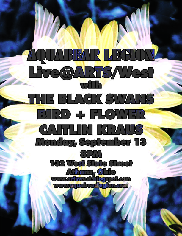 Sept. 13-Live@ARTS/West with The Black Swans, Bird + Flower, and Caitlin Kraus