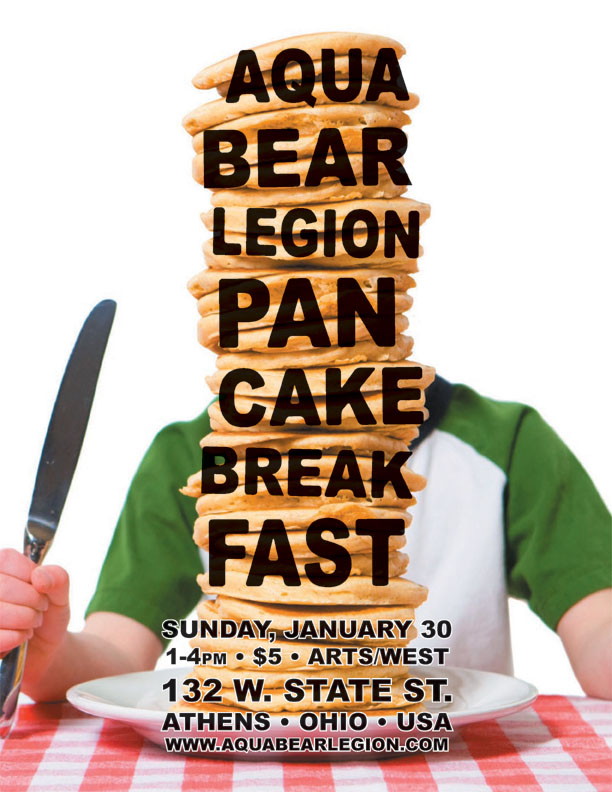 Aquabear Pancake Breakfast is Sunday! All Local Food!