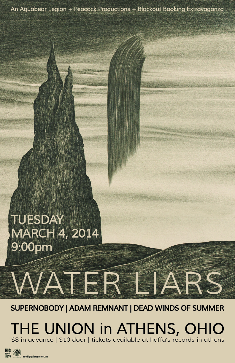 Water Liars, Supernobody, Adam Remnant, and Dead Winds of Summer at The Union on Tuesday, Mach 4