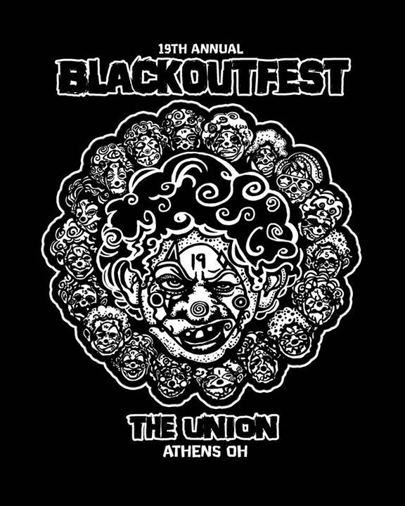 19th annual Blackoutfest is at The Union in Athens this weekend: April 17-19 with over 30 bands!